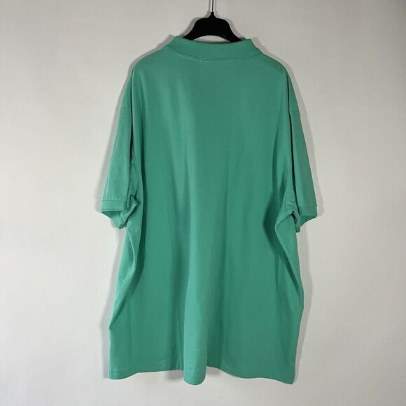 Polo Ralph Lauren Short Sleeve Polo Size 4XB Turquoise Green Preppy Golf Office - Picture 8 of 12